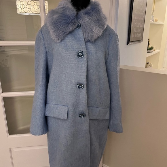 Baby Blue Womens Kate Spade Jacket - Picture 2 of 12